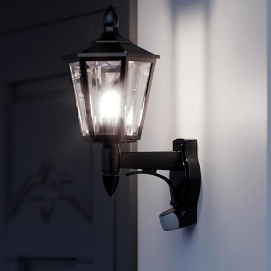 Steinel L 15 S Outdoor Wall Light – 180° Motion Sensor – Black