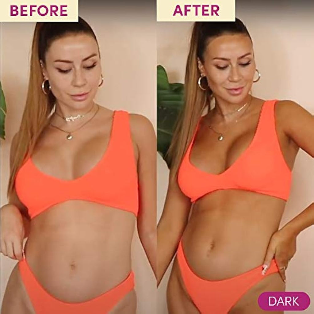Coco & Eve Bali Bae Self Tan Set – Dark Sunless Tanning Mousse with Mitt