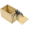 Toyvian Spider Prank Box – Handmade Wooden Surprise Joke Toy for Kids