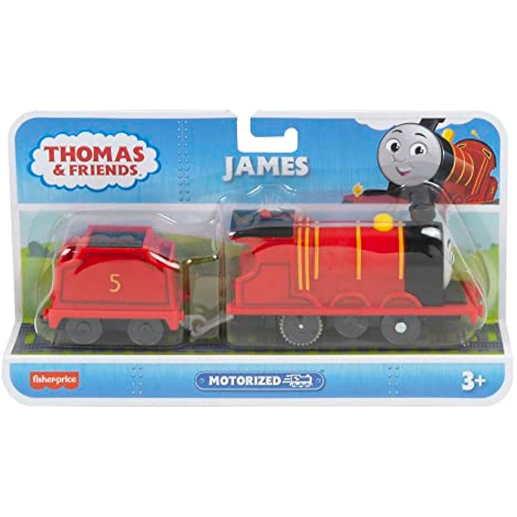 Thomas & Friends James Motorized Toy Train Engine with Tender – HDY70