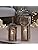 Lights4fun Large Nautical Wooden LED Candle Lantern with Timer | 34cm