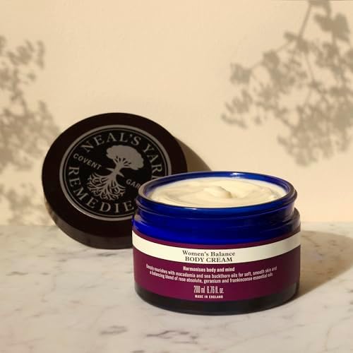 Neal's Yard Remedies Women's Balance Body Cream – Vegan Moisturizer 200ml