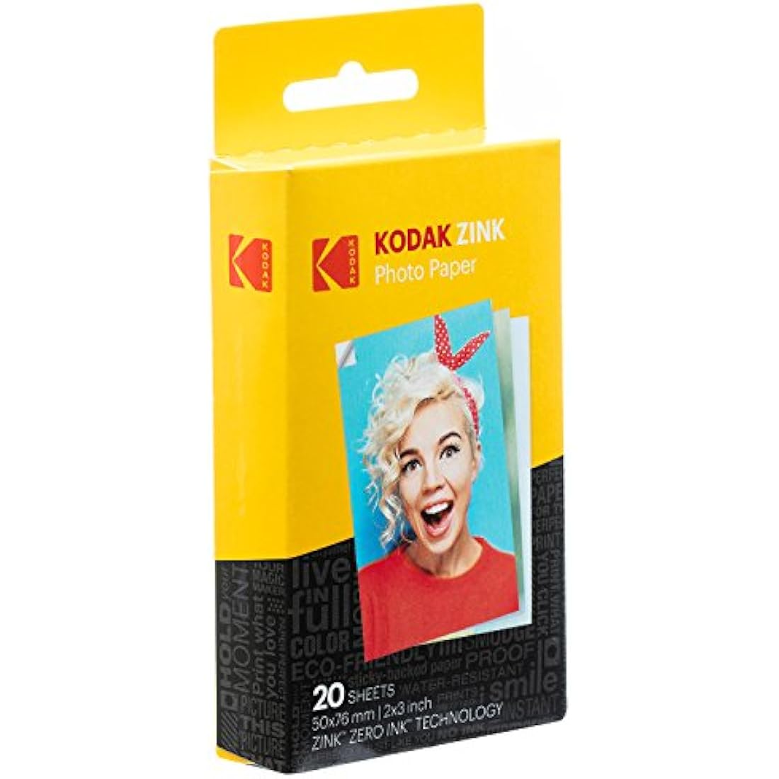 Kodak ZINK Photo Paper 5x7 cm for Printomatic Cameras – 20 Sheets