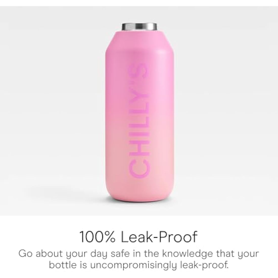 Chilly's Series 2 Flip Water Bottle – Insulated Stainless Steel, 1L