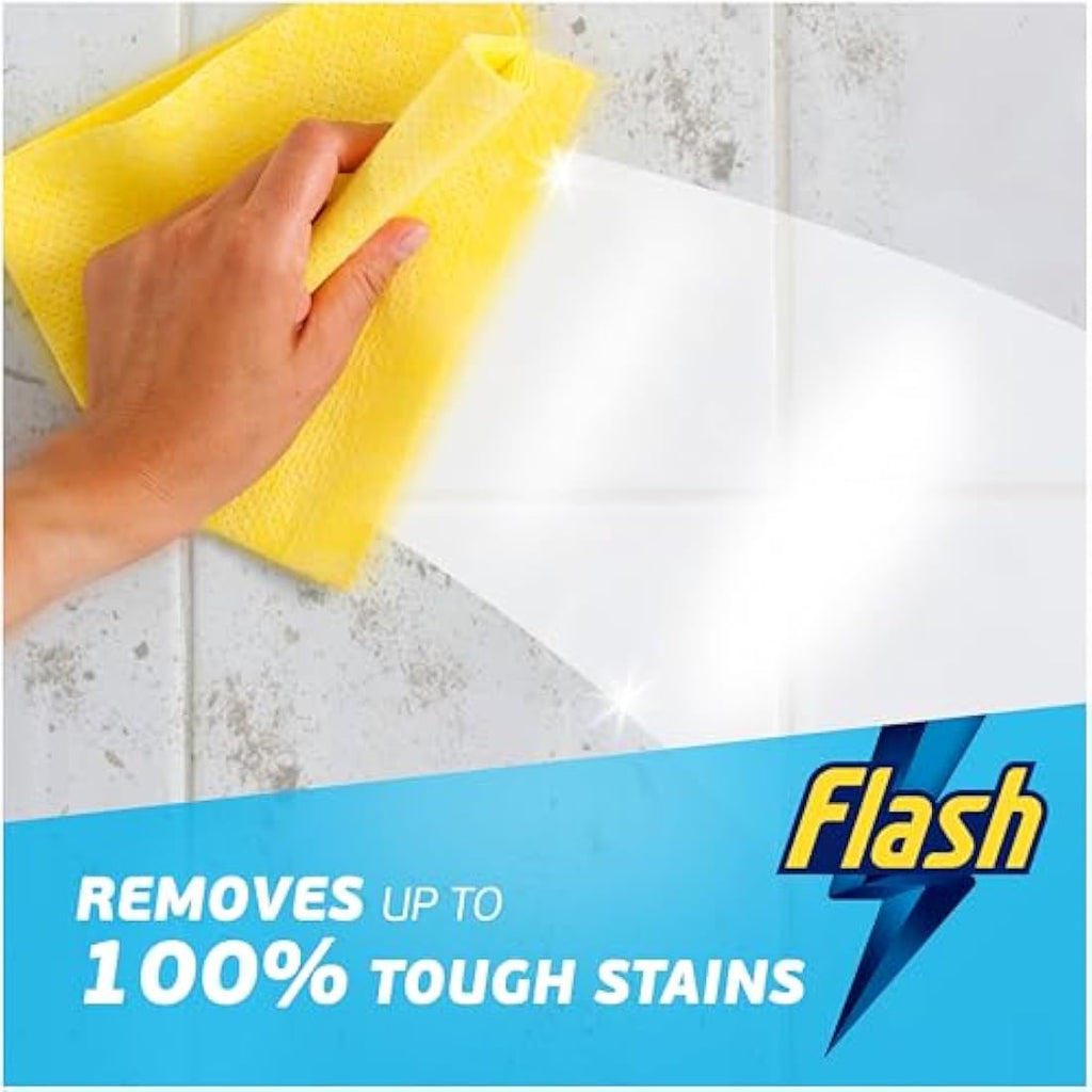 Flash Bathroom Cleaner Spray | Limescale Remover with Febreze | 8 Litres