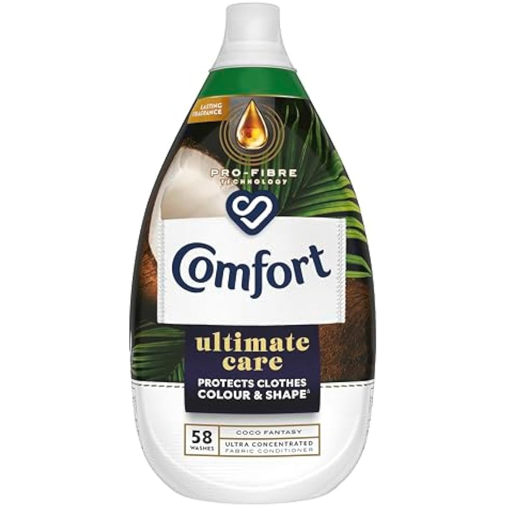 Comfort Ultimate Care Coco Fantasy Fabric Conditioner - 6 x 870ml