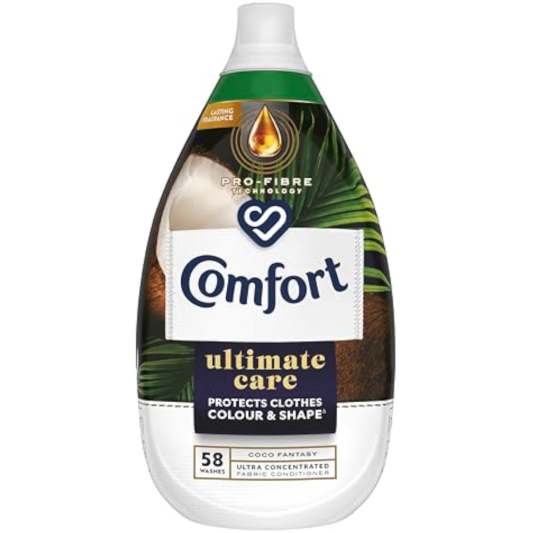 Comfort Ultimate Care Coco Fantasy Fabric Conditioner - 6 x 870ml
