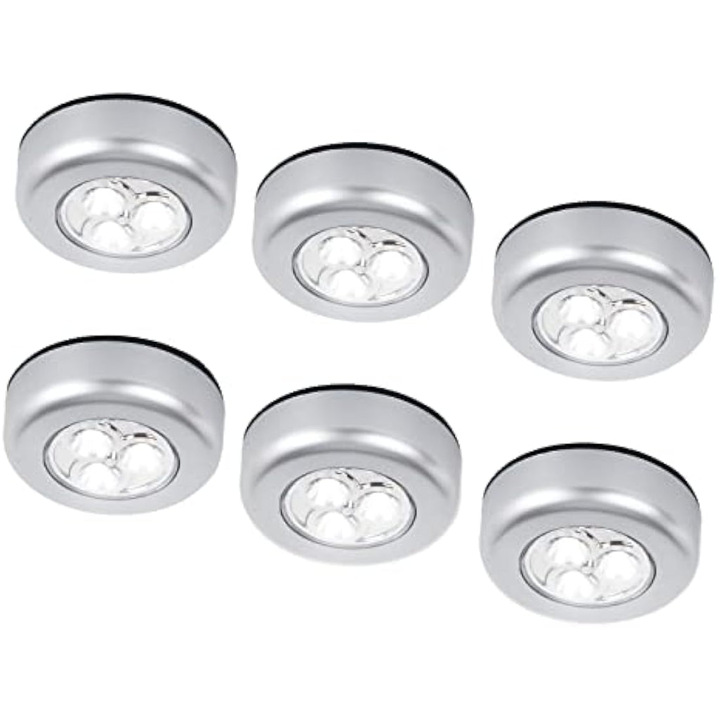 Jolof Store LED Wireless Night Light – 6 Pack Battery-Powered Tap Lamp
