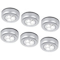 Jolof Store LED Wireless Night Light – 6 Pack Battery-Powered Tap Lamp