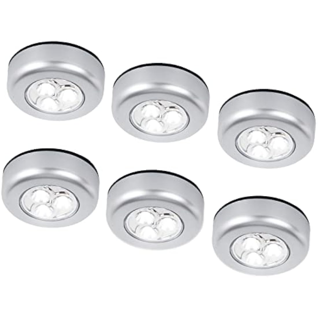 Jolof Store LED Wireless Night Light – 6 Pack Battery-Powered Tap Lamp