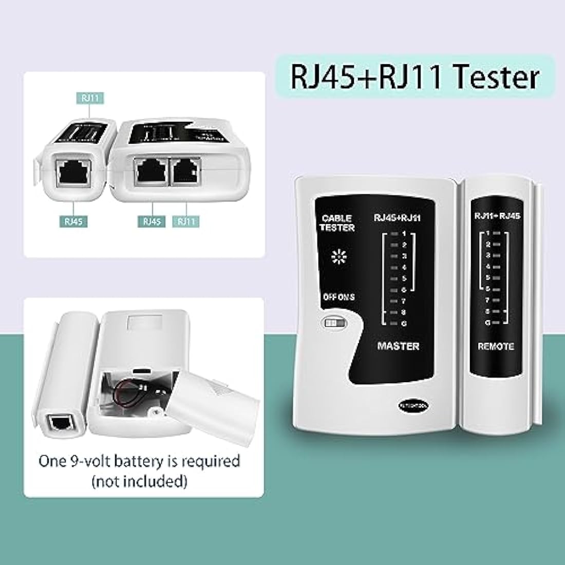RJ45 Pass Through Crimp Tool Kit for Cat6 Cat5e Cat6a