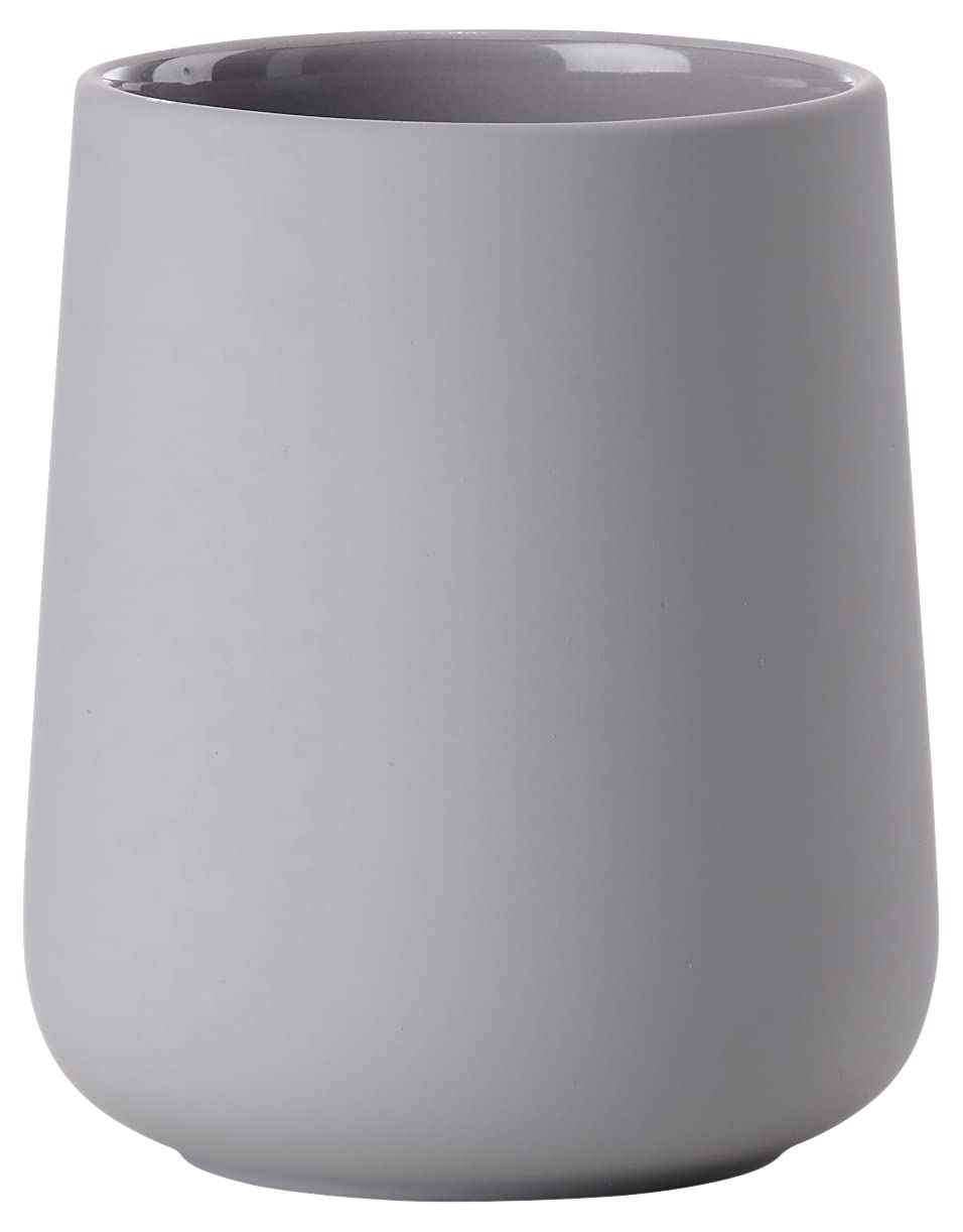 Zone Denmark Nova One Stoneware Toothbrush Mug - Gull Grey, 10cm