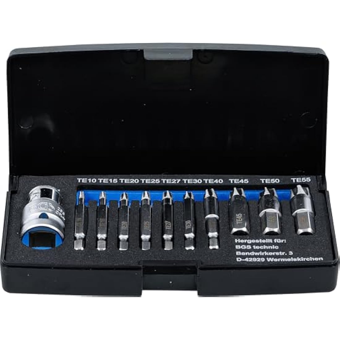BGS Technic Screw Extractor Set for Damaged Torx T10-T55 | 11 Pcs