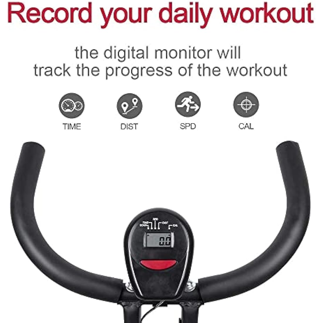 Jolof Store Mini Exercise Bike | Folding Magnetic Pedal Exerciser