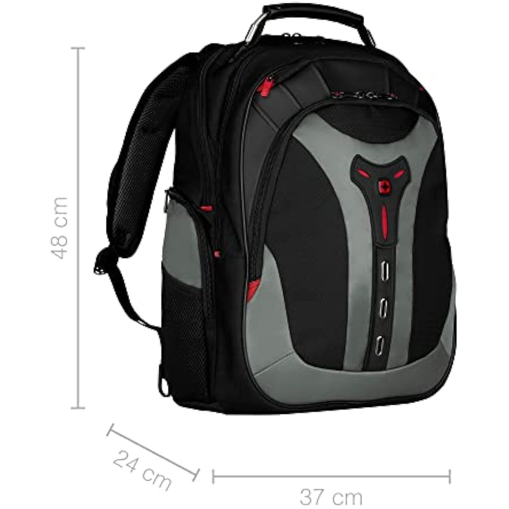 Wenger Pegasus 17-Inch Laptop Backpack | 25L Grey Business Bag
