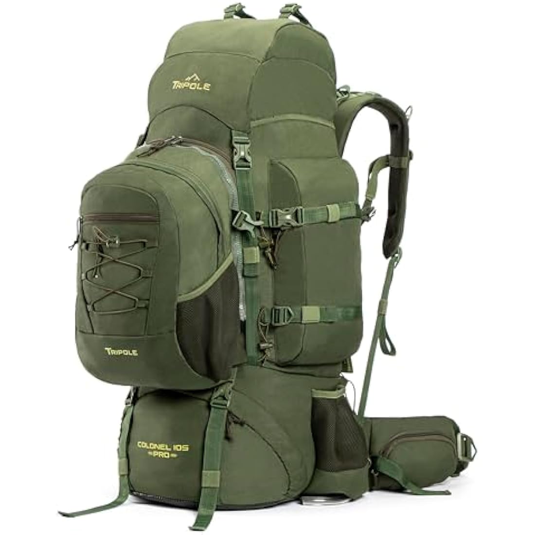 Tripole Colonel Pro 105L Metal Frame Rucksack with Detachable Bag