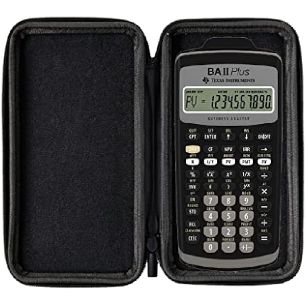 Texas Instruments TI BA II Plus Financial Calculator with Protective Case