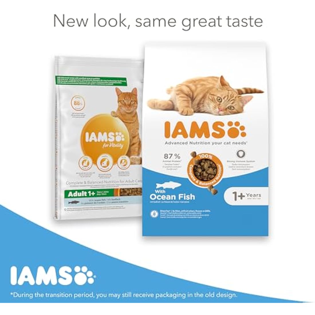 IAMS Adult Dry Cat Food – Ocean Fish 10kg – Immune Support Formula