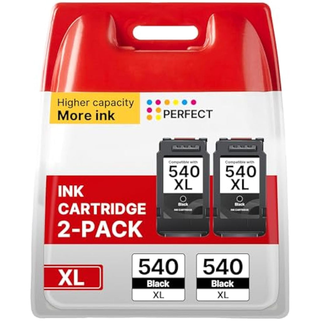 Jolof Store PG-540XL Black Ink Cartridges for Canon Pixma MG3650 TS5150 (2-Pack)