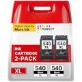 Jolof Store PG-540XL Black Ink Cartridges for Canon Pixma MG3650 TS5150 (2-Pack)