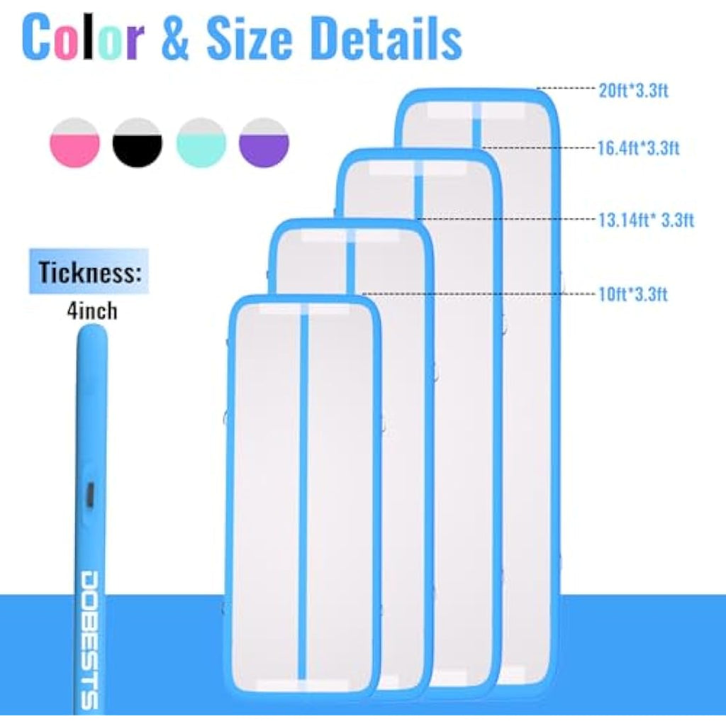 Inflatable Gymnastics Air Mat – Waterproof Tumble Track