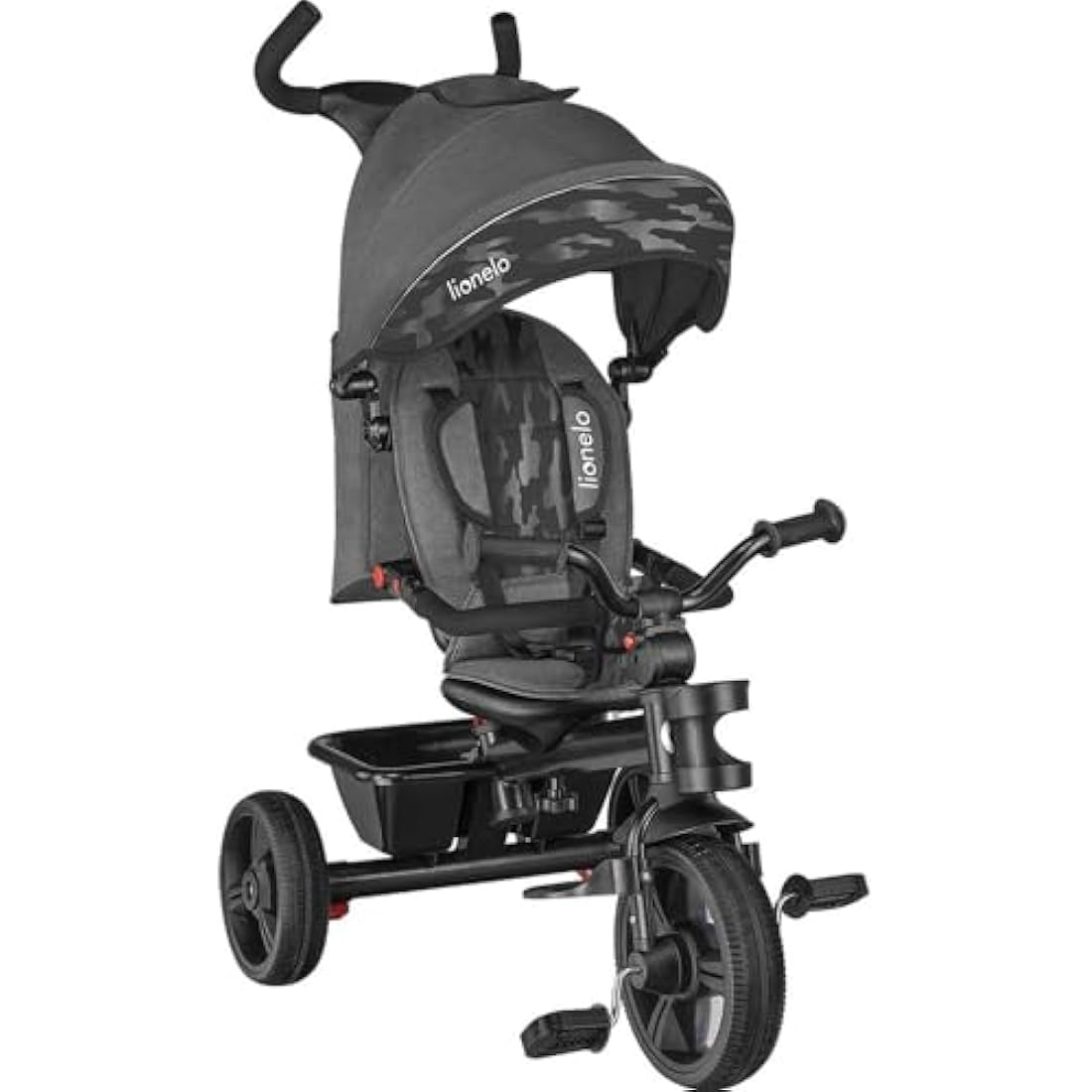Lionelo Haari 2in1 Kids Tricycle Stroller with Swivel Seat & Canopy
