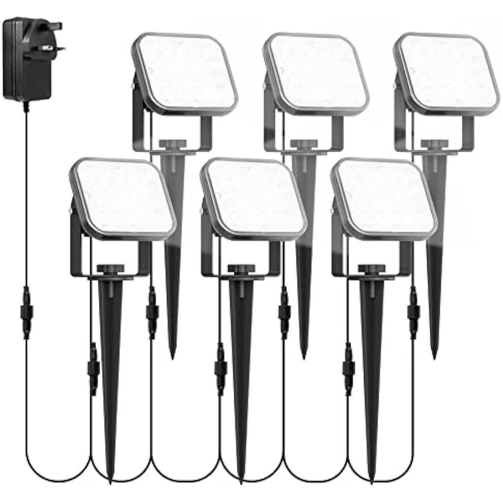 NATPOW LED Garden Spike Lights | IP65 Waterproof Landscape Spotlights