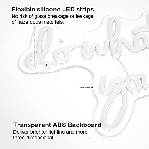SIGNSHIP Do What You Love Neon Sign – Pink LED Wall Decor for Bedroom