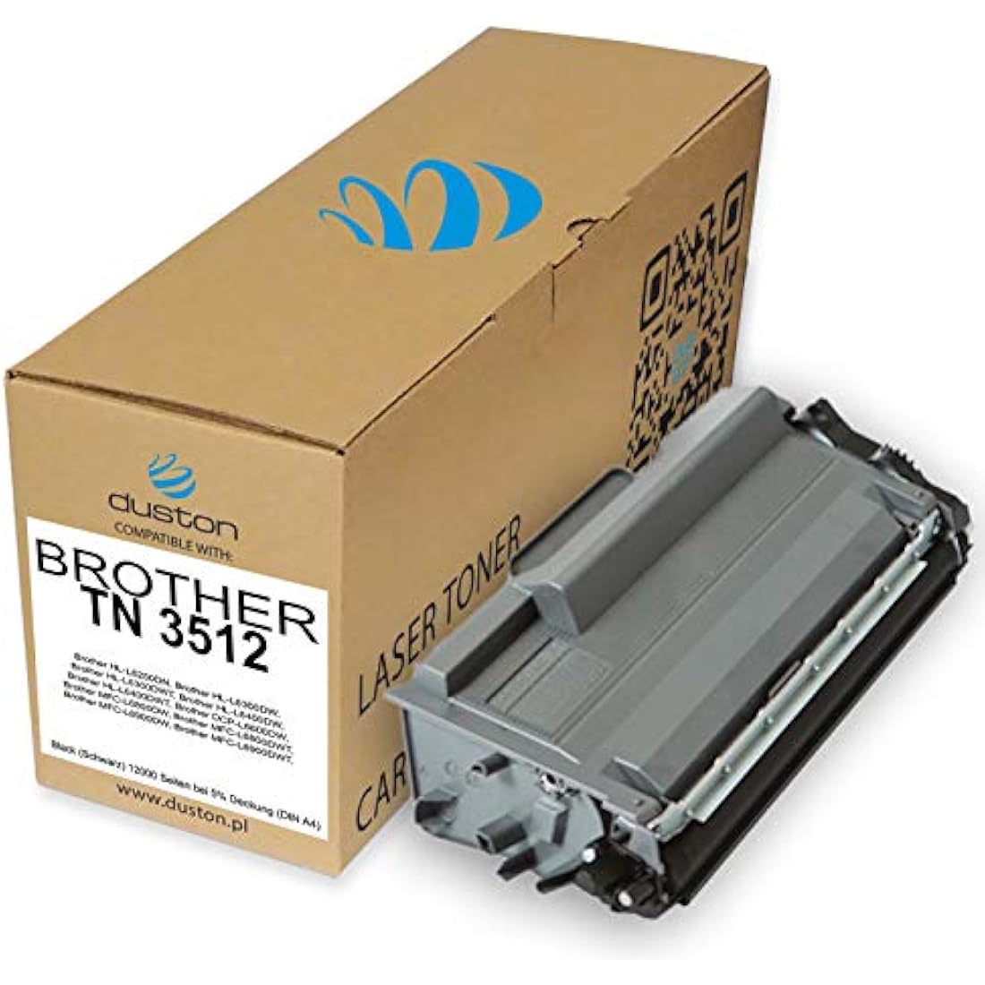 Duston TN3512 Black Toner Cartridge for Brother HL-L6400 MFC-L6900