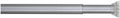 Sealskin Tension Shower Curtain Rod – Matt Aluminium Extendable 70-115cm