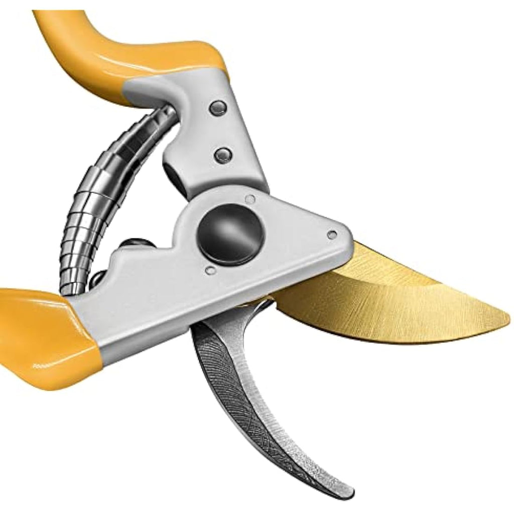 GRÜNTEK Z-25 Bypass Secateurs – 215mm Japanese SK5 Steel Garden Shears