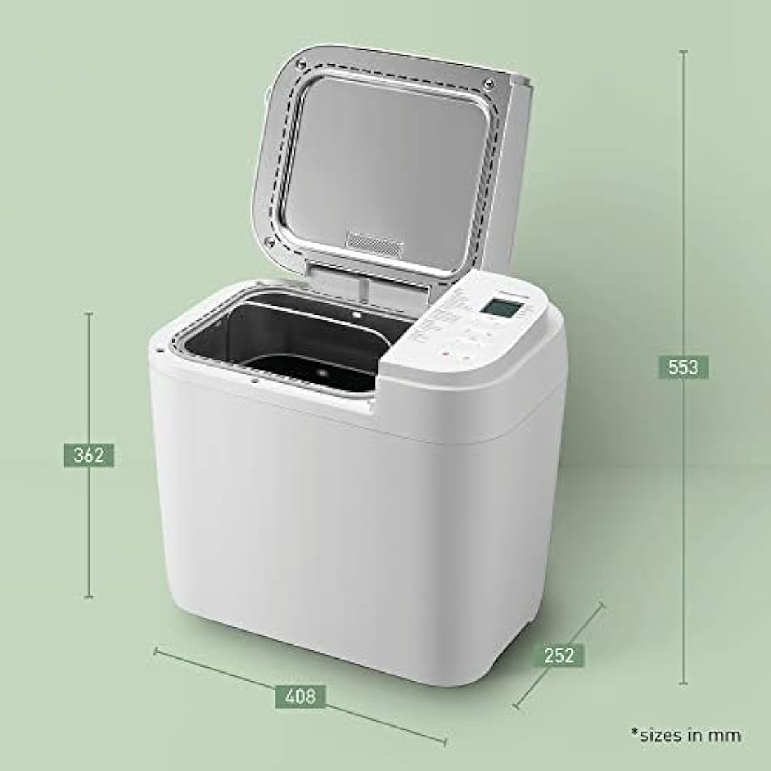 Panasonic SD-B2510 Automatic Breadmaker | Gluten Free Mode – White