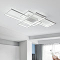 JIINOO Modern Square LED Ceiling Light | 110cm Dimmable Flush Mount – 70W