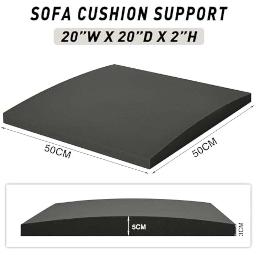 TANYOO Sofa Cushion Support for Sagging Seats – High Density Foam 2-Pack