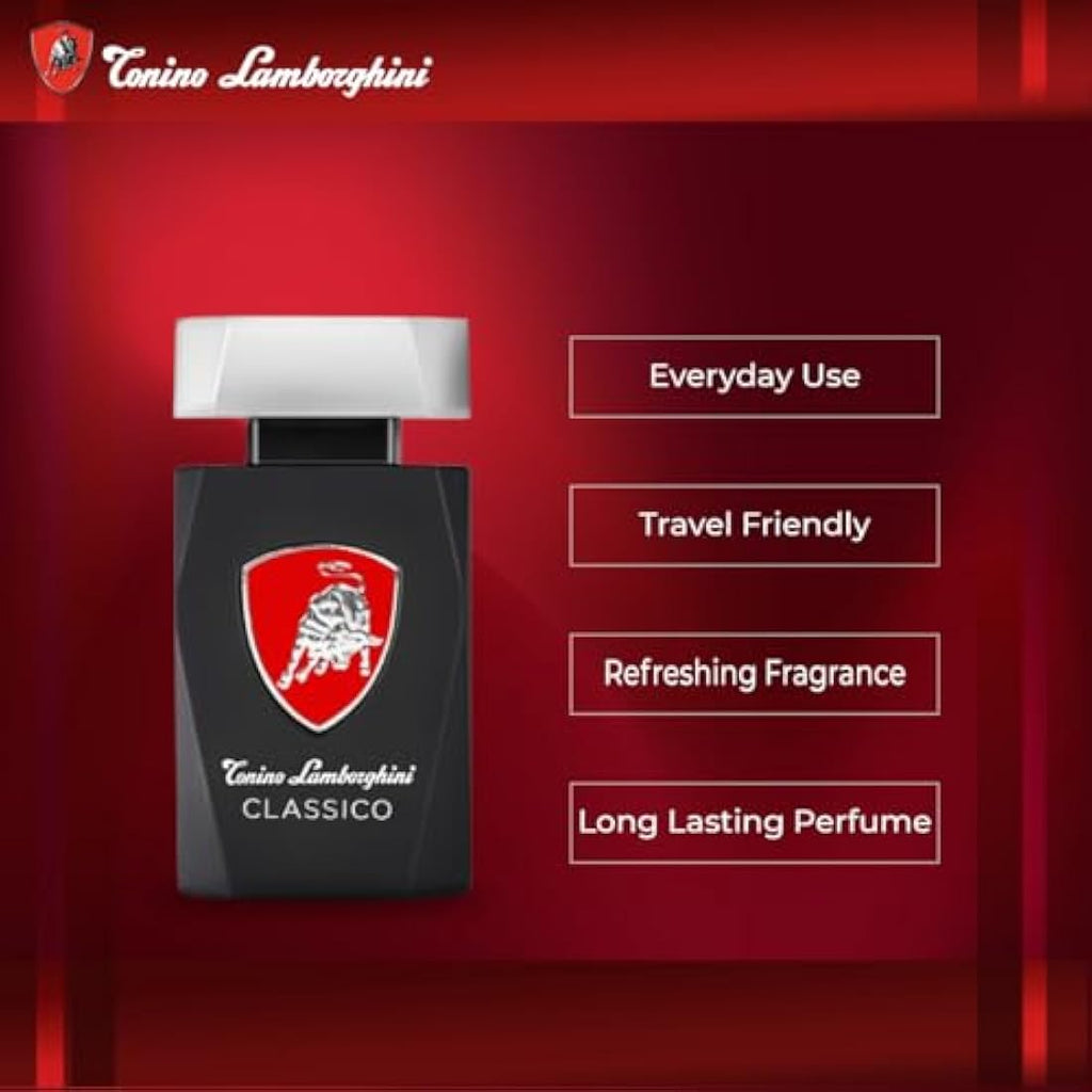Lamborghini Eau De Toilette for Men – Luxury Fragrance, 125ml
