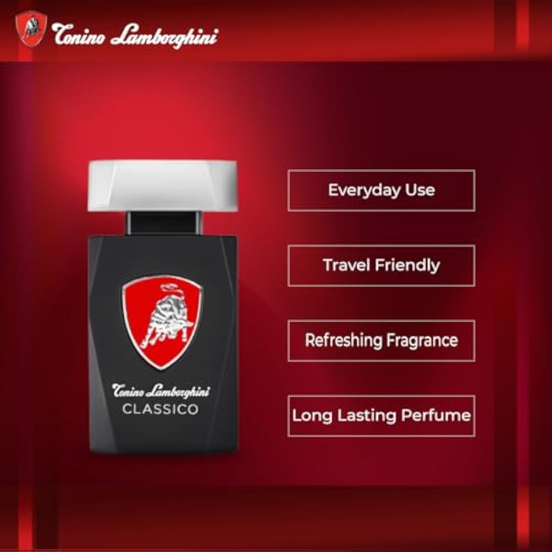 Lamborghini Eau De Toilette for Men – Luxury Fragrance, 125ml