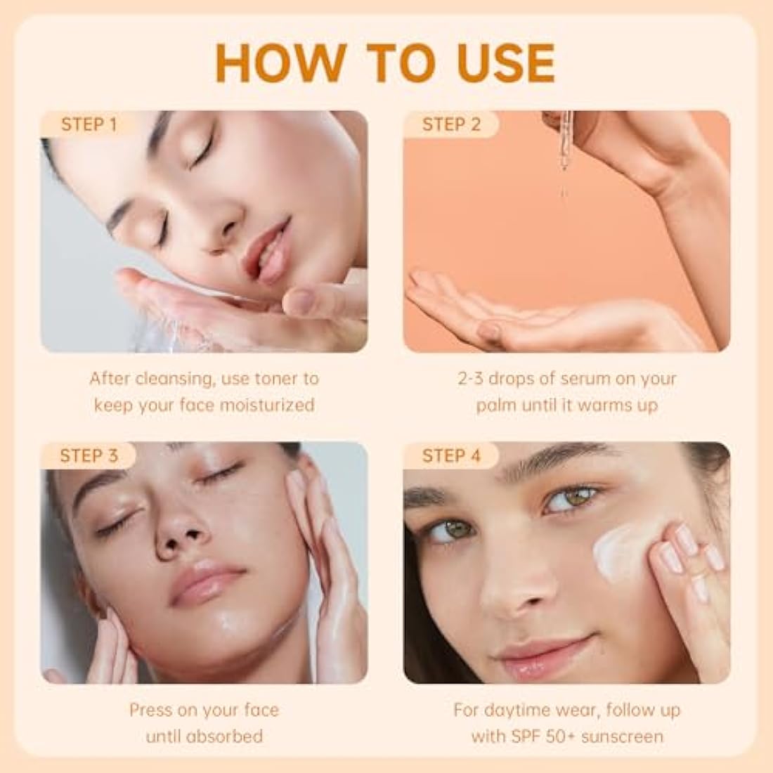 VGO Vitamin C Serum for Face | Anti-Aging with Hyaluronic Acid (60ml)
