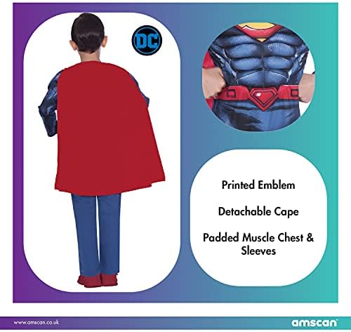 DC Comics Superman Muscle Suit Costume for Boys – Warner Bros Official
