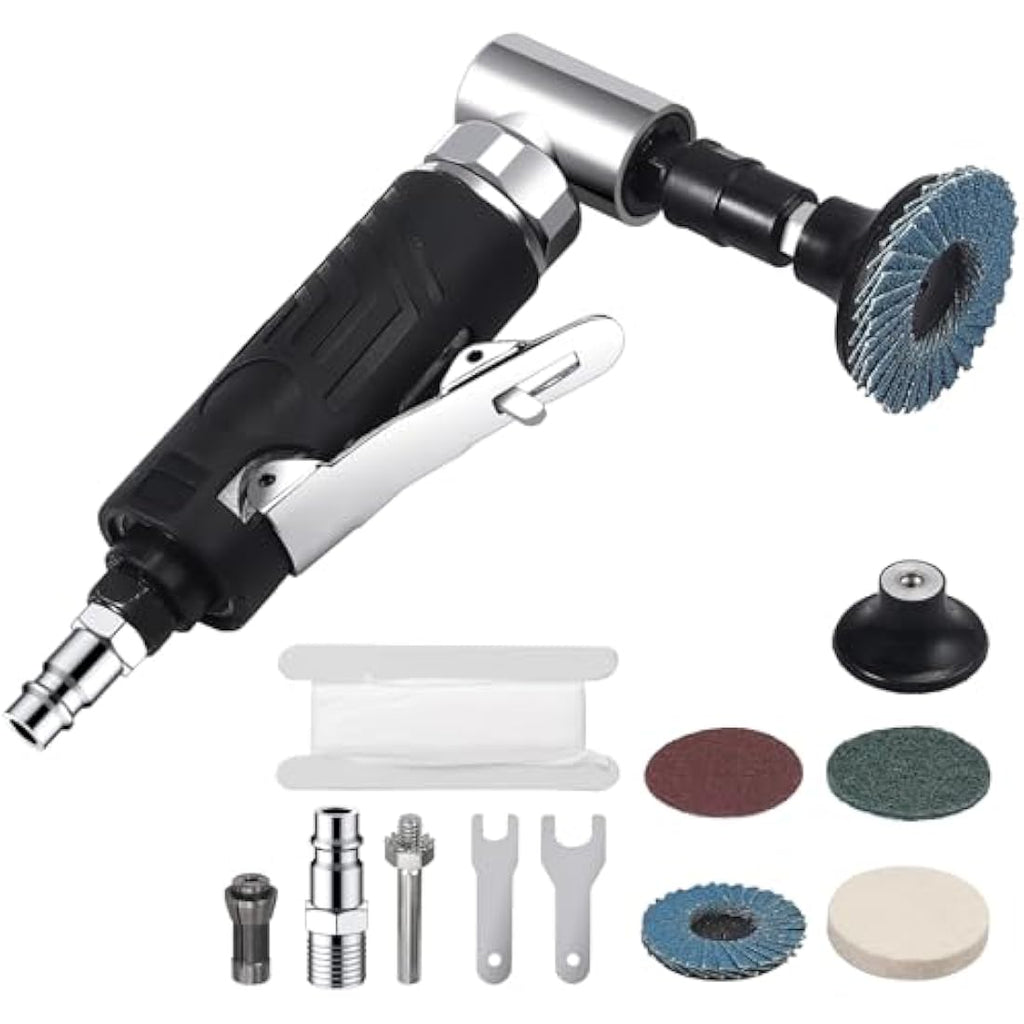 EYPINS Pneumatic Angle Die Grinder Kit | 20,000 RPM Air Polishing Tool