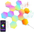 Kangtaixin Hexagon LED Lights – 12 Pack RGB Smart Music Sync Wall Panels