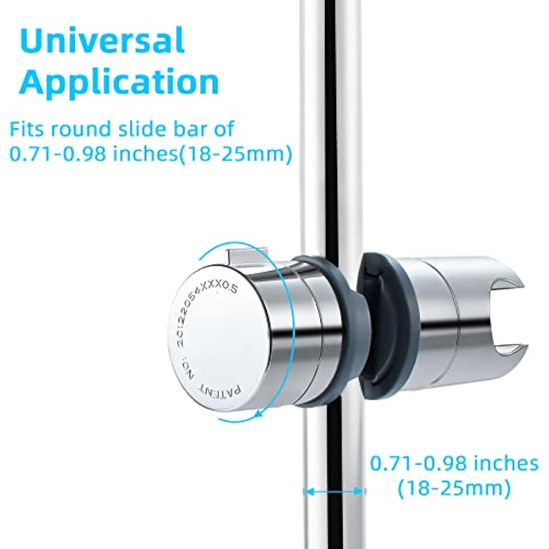 BBLIKE Universal Shower Head Holder | 18-25mm Adjustable ABS Bracket