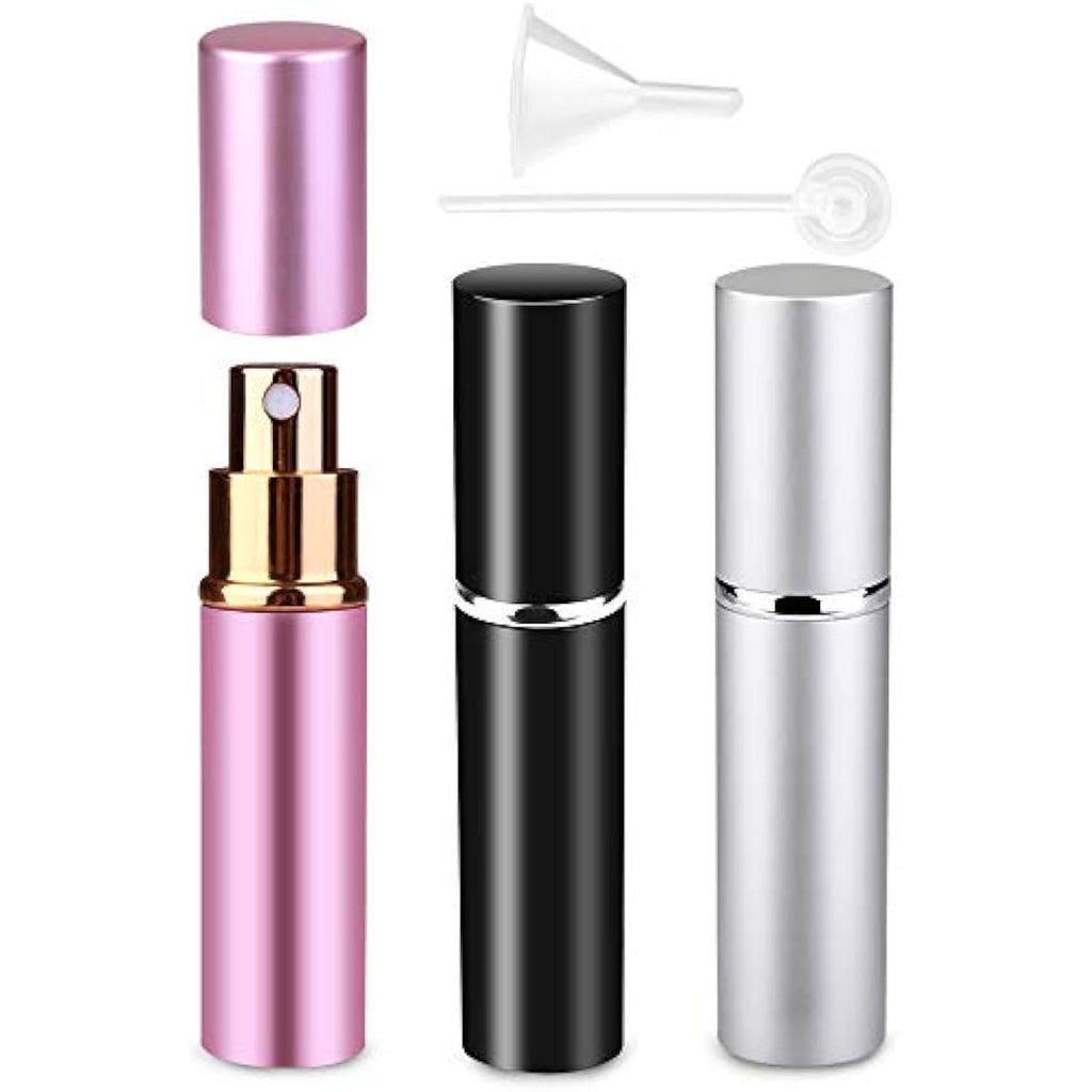 Refillable Perfume Atomiser – 3 Pcs 10ml Travel Spray Bottles