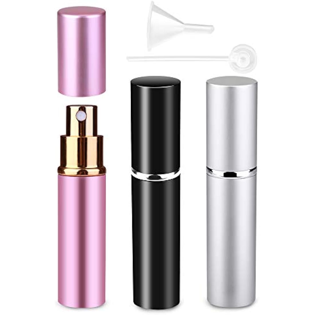 Refillable Perfume Atomiser – 3 Pcs 10ml Travel Spray Bottles