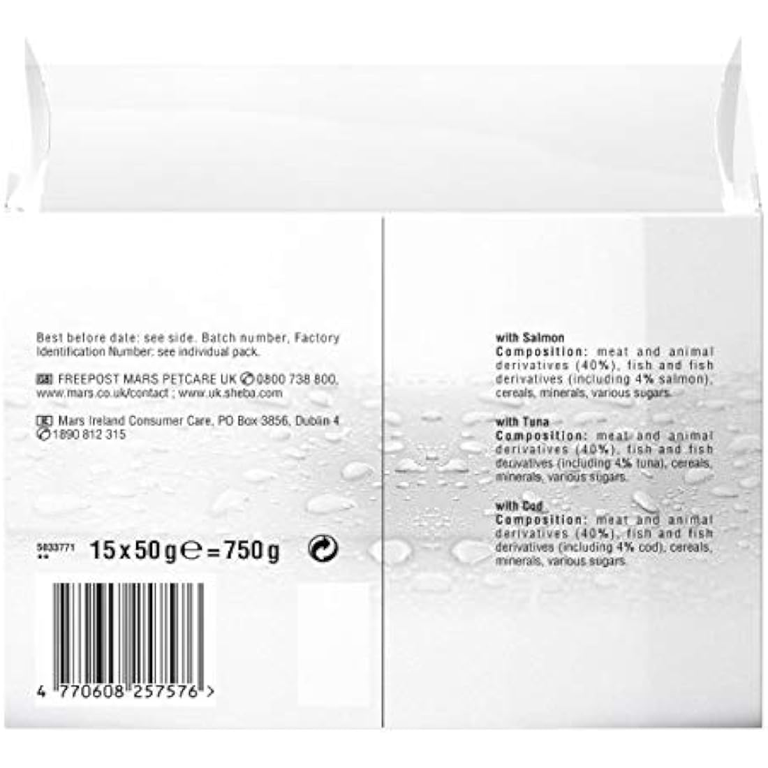 Sheba Fresh Choice Fish Collection in Gravy Wet Cat Food - 45 x 50g