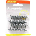 Hornby R8218 14.1mm Metal Disc Wheels for OO Gauge - Pack of 10