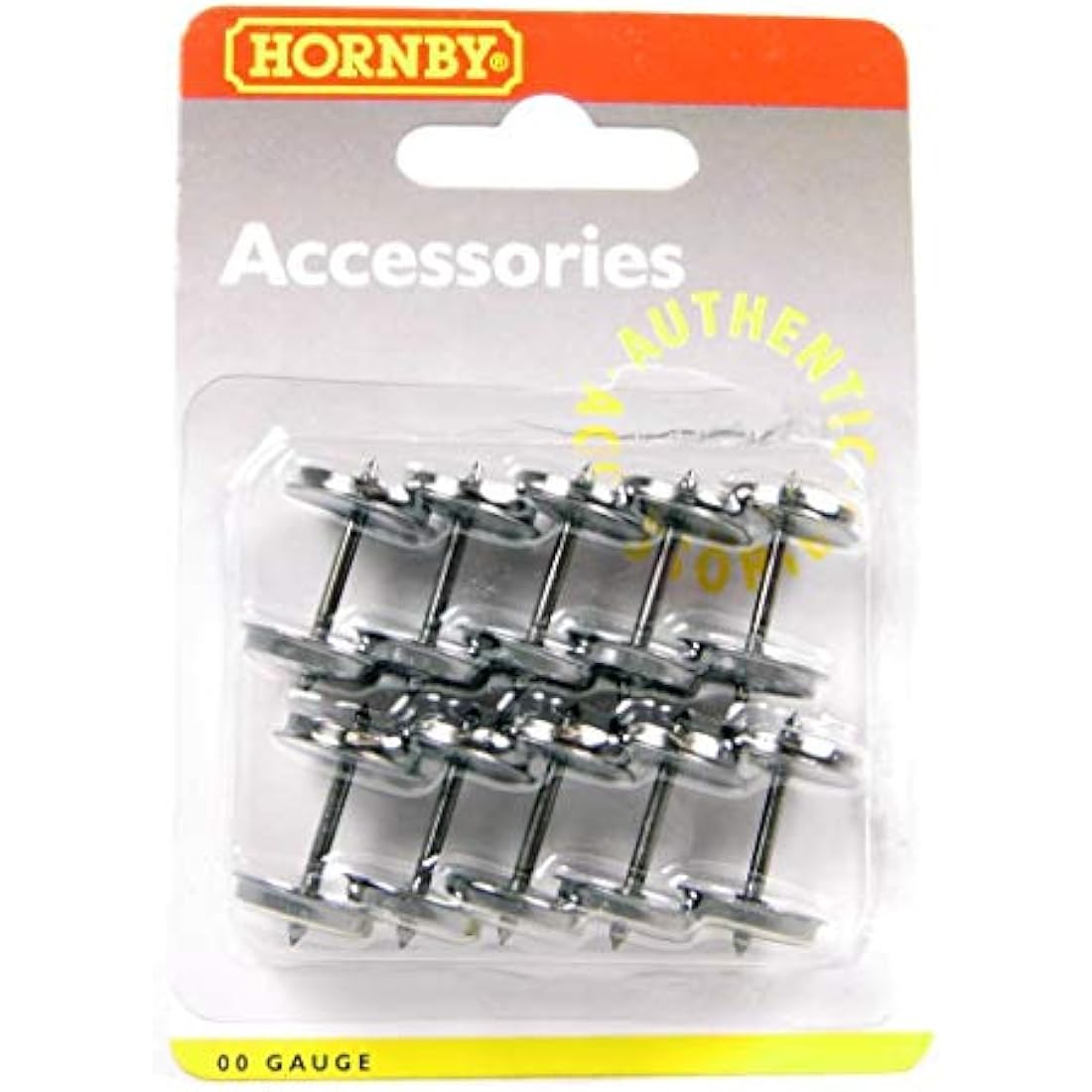 Hornby R8218 14.1mm Metal Disc Wheels for OO Gauge - Pack of 10