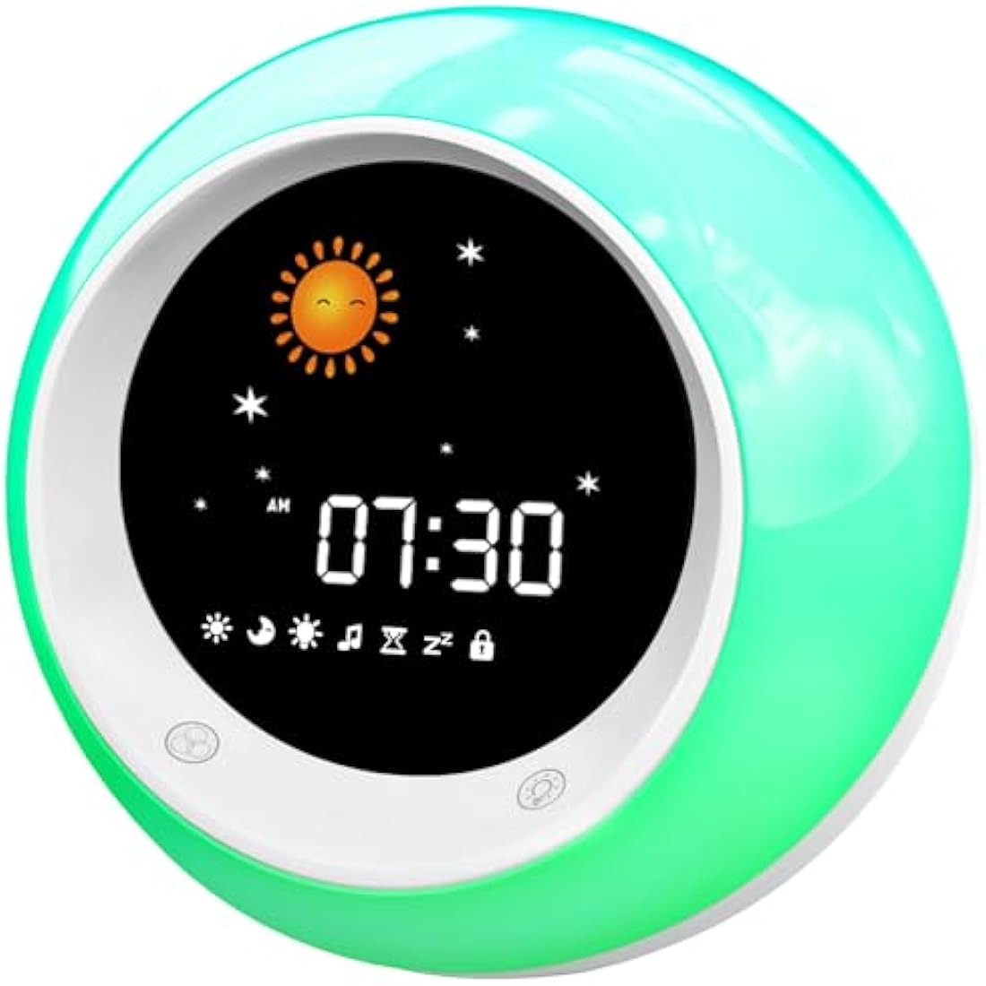 I·CODE Kids Alarm Clock | Sleep Trainer & Sound Machine Night Light