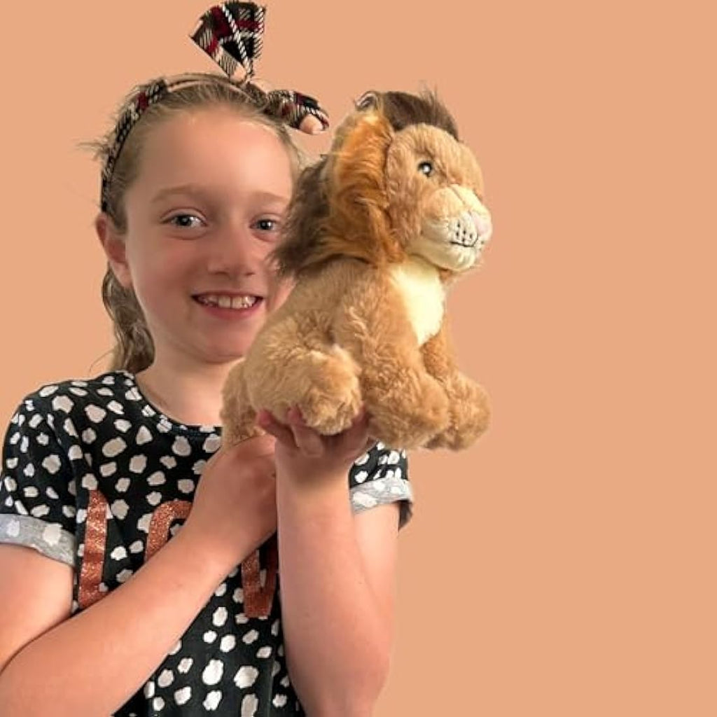 Deluxe Paws Lion Plush Toy – 18cm Recycled Eco-Friendly Soft Toy
