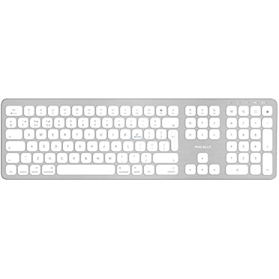 Macally Bluetooth Wireless Keyboard – UK Layout Aluminium Design