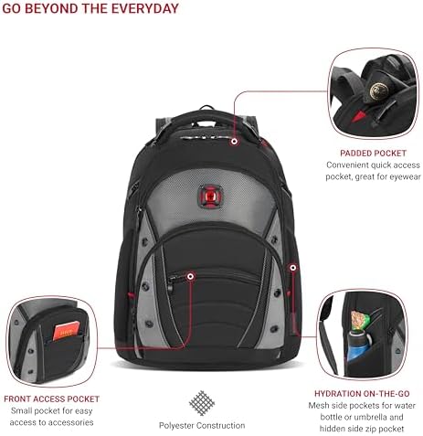 Wenger Synergy 16'' Laptop-Rucksack – Gepolstertes Fach & Tablet-Tasche